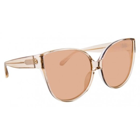 Linda Farrow 656 Cat Eye Rose Gold Sunglasses main image 8